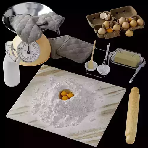 Kitchen decorative set