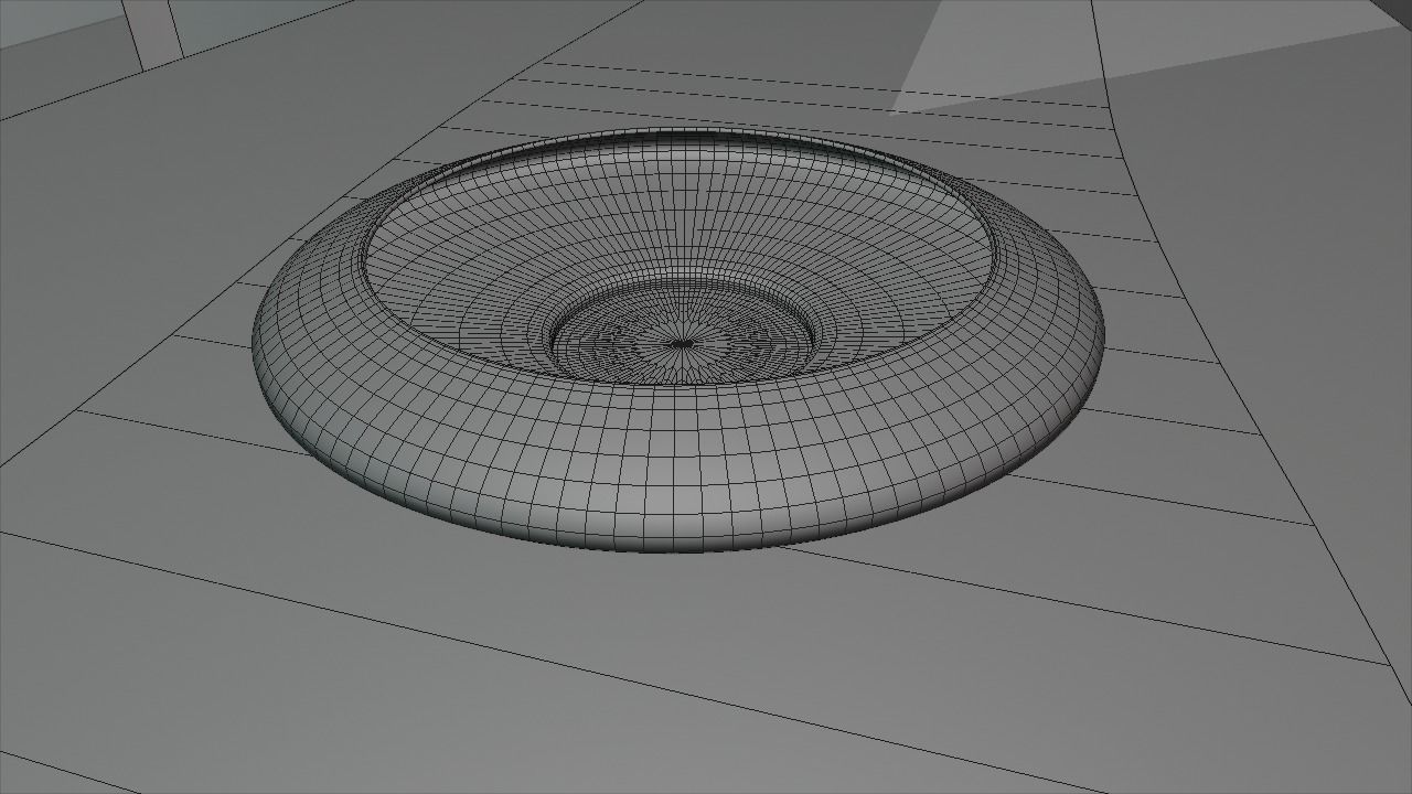 Modern Table With Chairs Low-poly 3D model_8