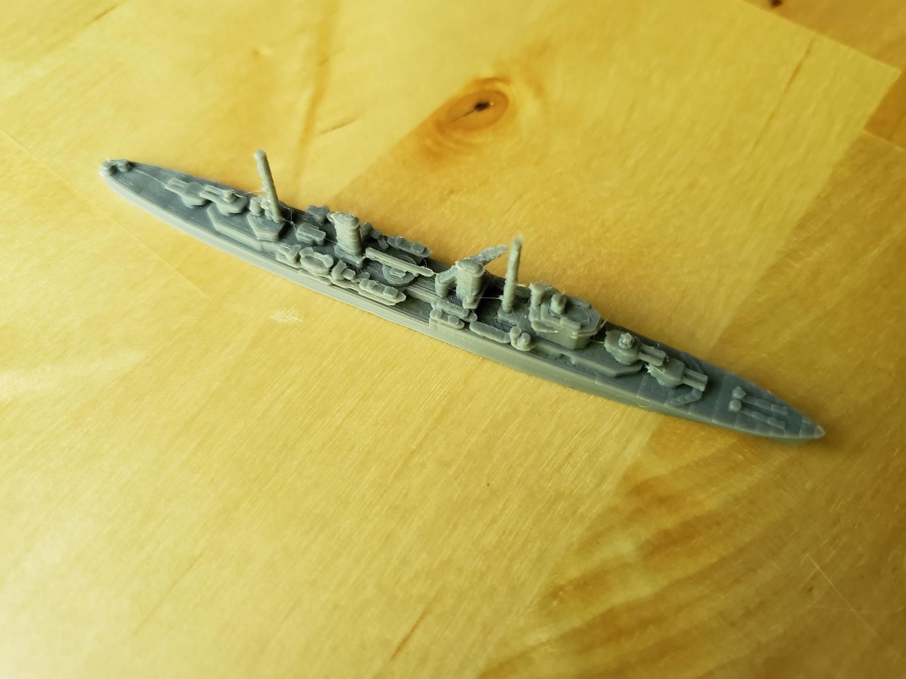 British Perth-Class Crusier 3D print model_10
