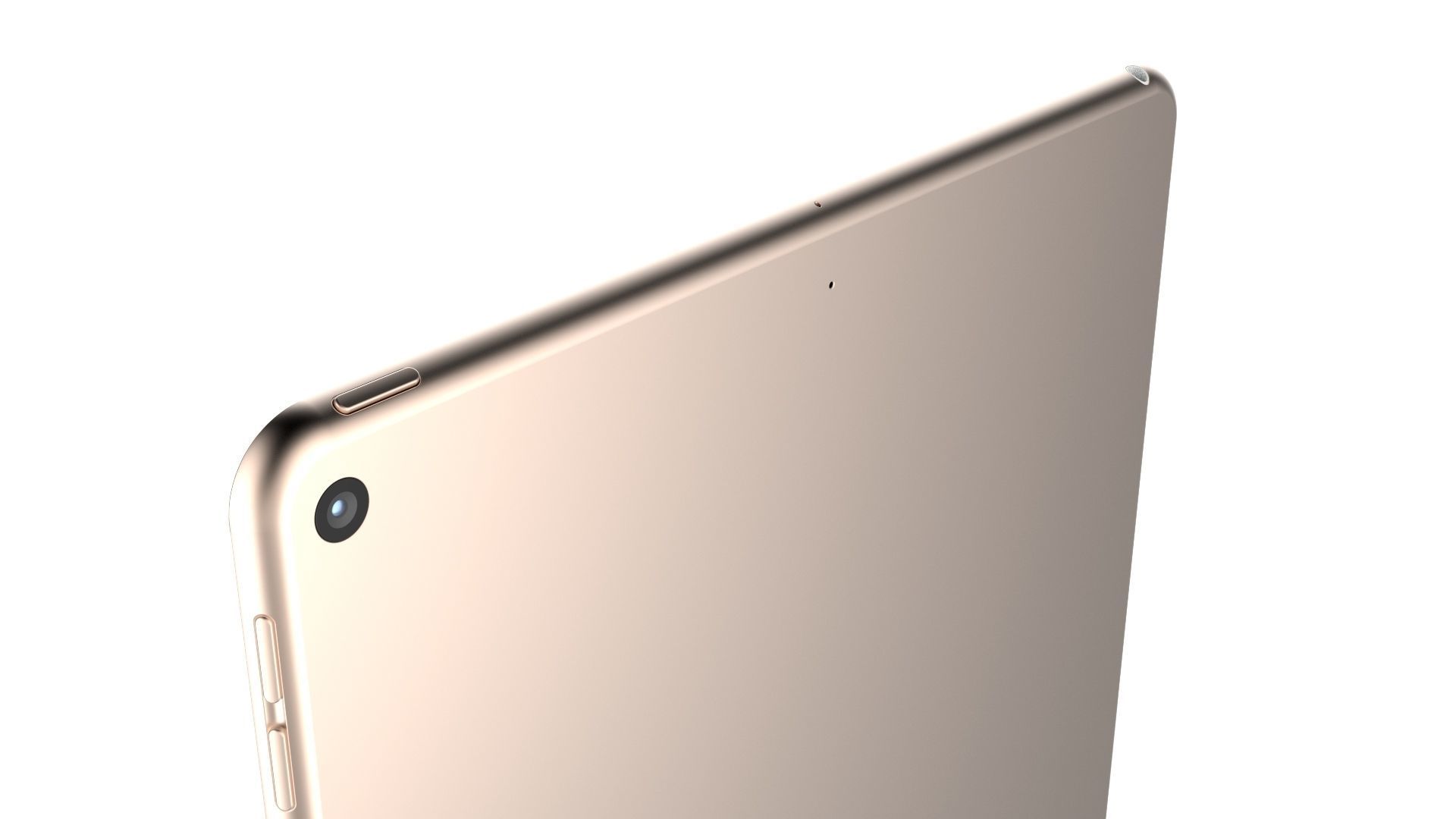 iPad Air 10 5-inch Gold 3D model_11