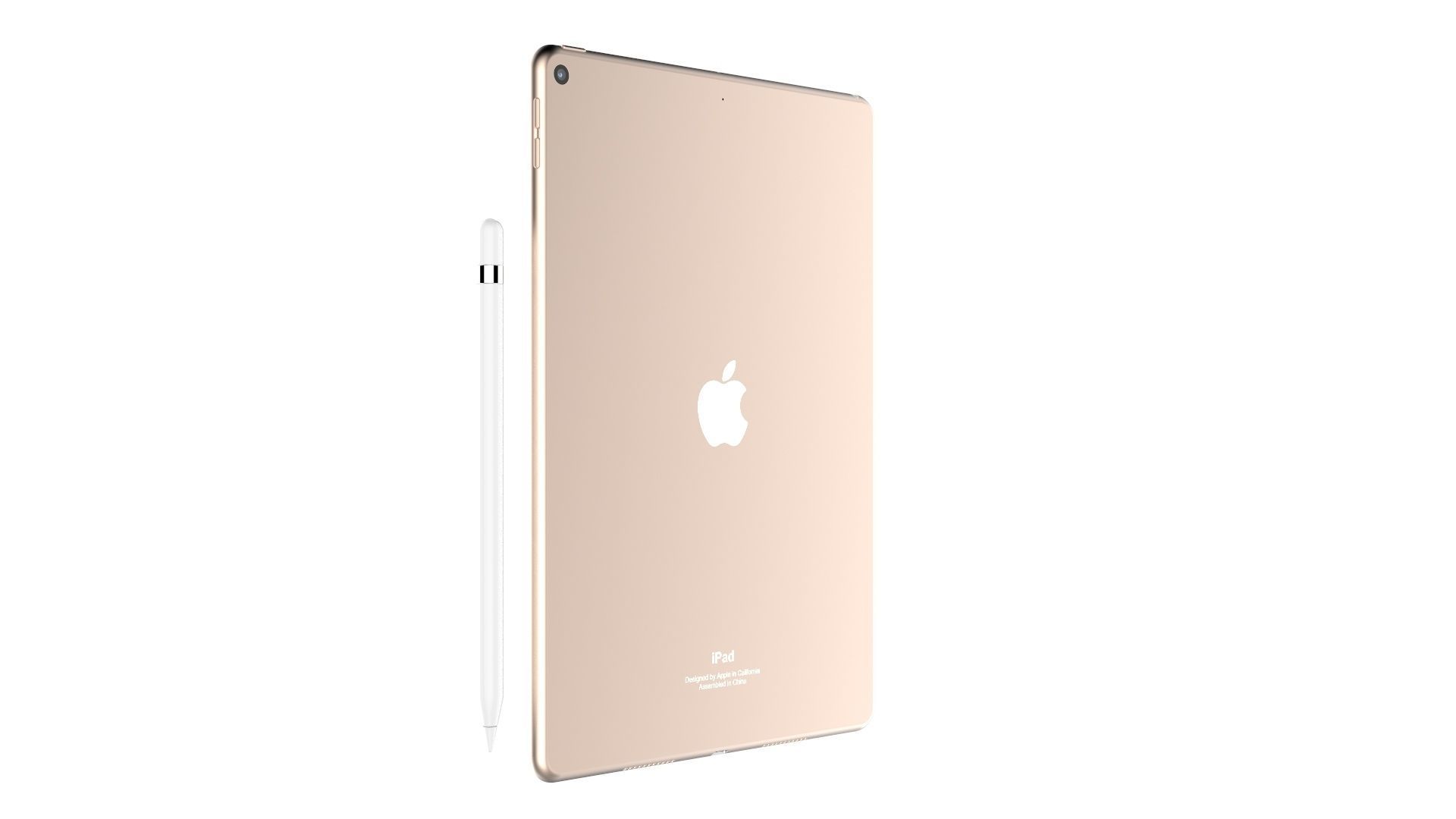 iPad Air 10 5-inch Gold 3D model_6
