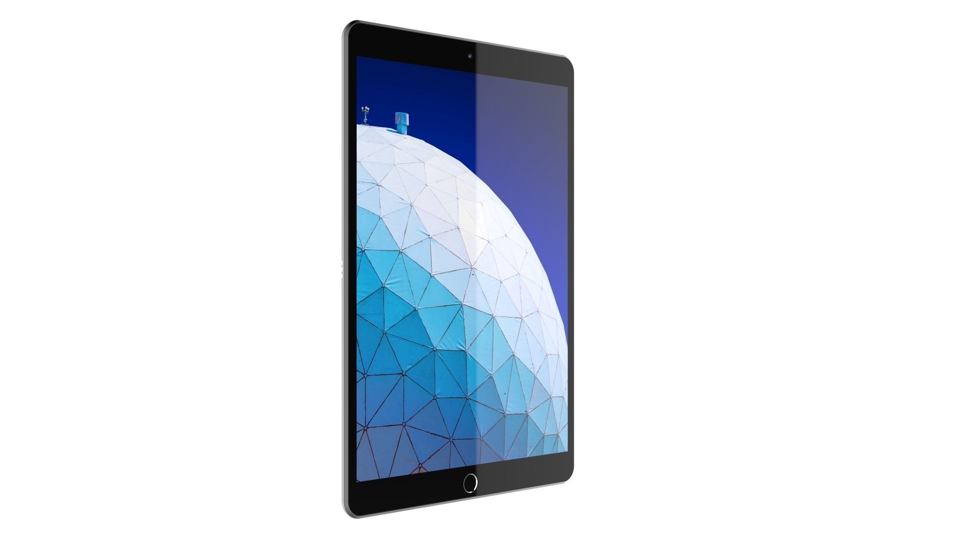 iPad Air 10 5-inch Space Gray 3D model_2