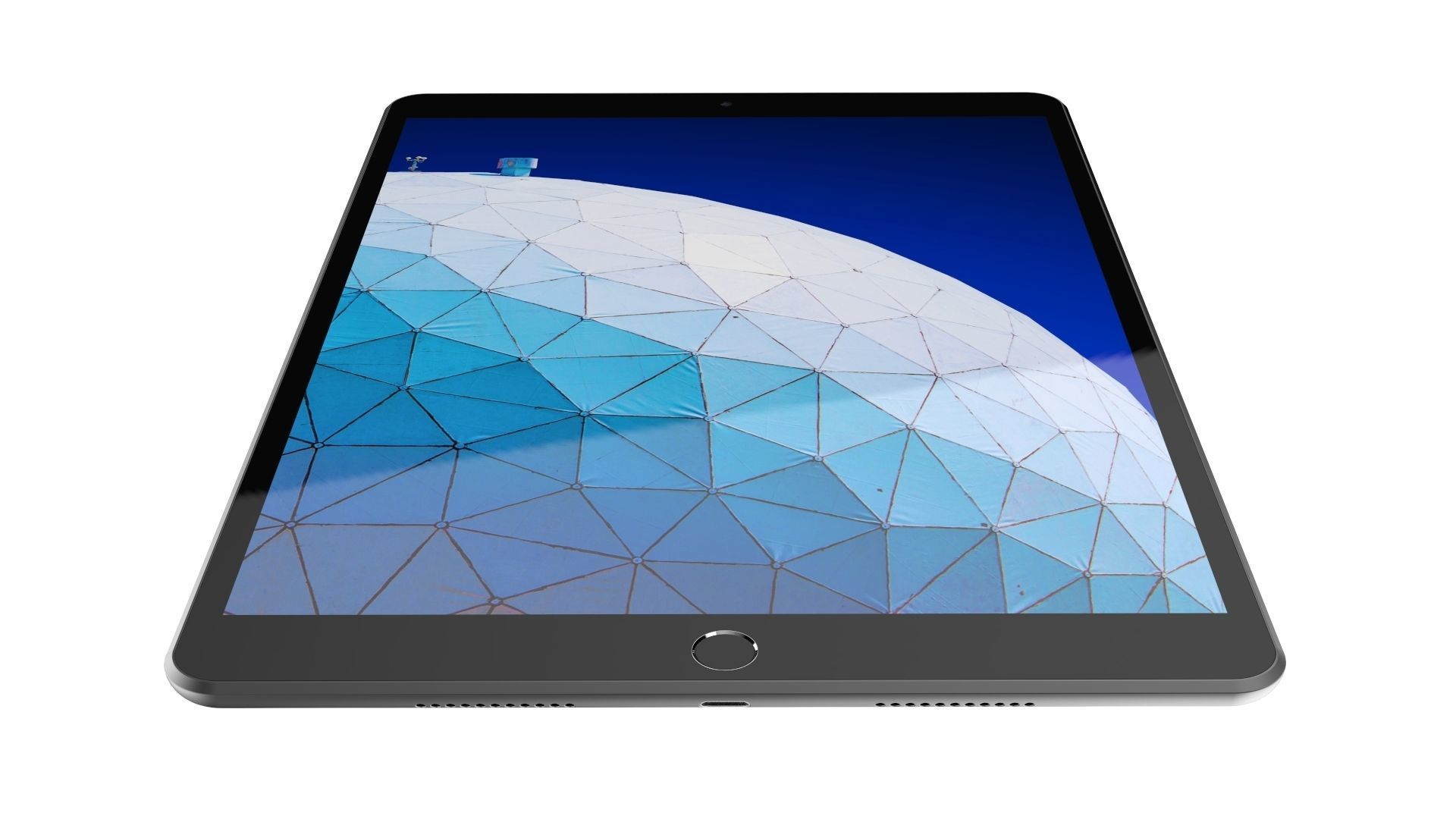 iPad Air 10 5-inch Space Gray 3D model_15
