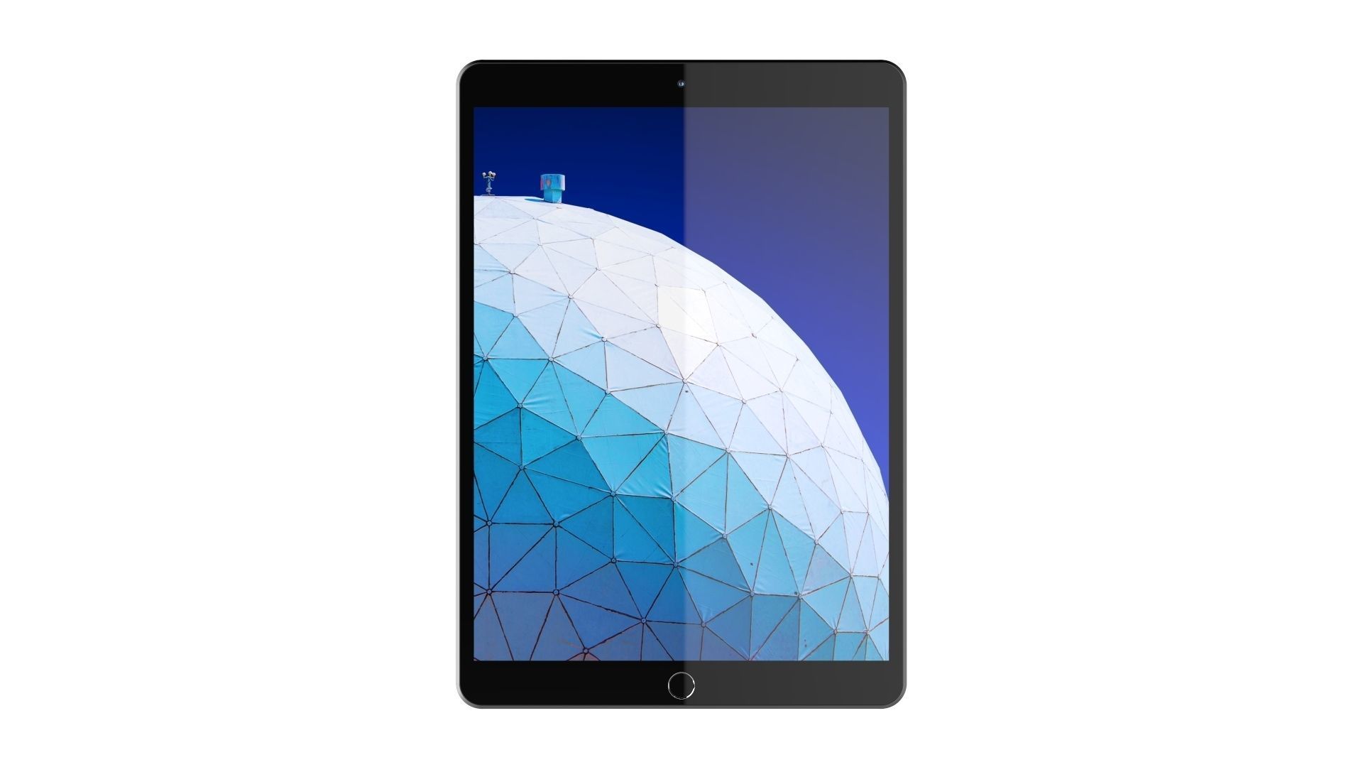 iPad Air 10 5-inch Space Gray 3D model_1