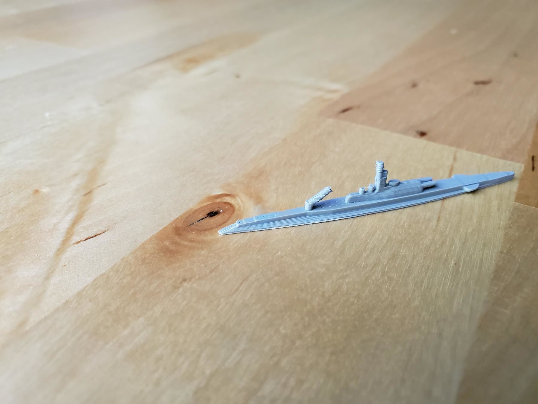 French Submarine Surcouf 3D print model_10