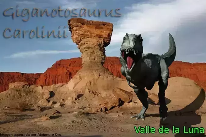 Giganotosaurus Carolini 3D model