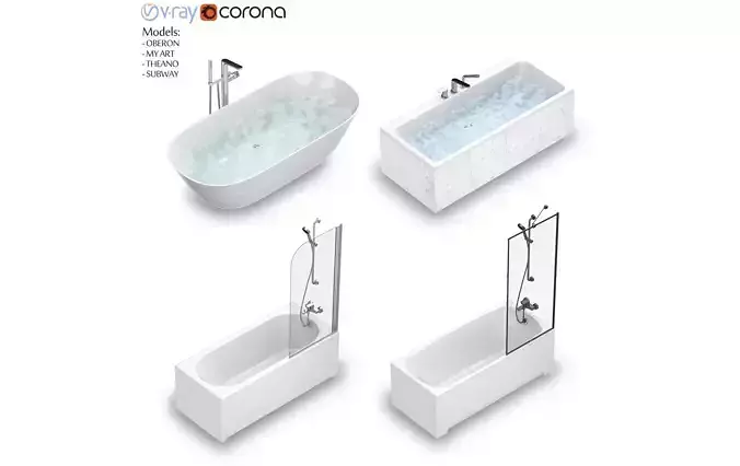 Set of baths Villeroy and Boch set 55 