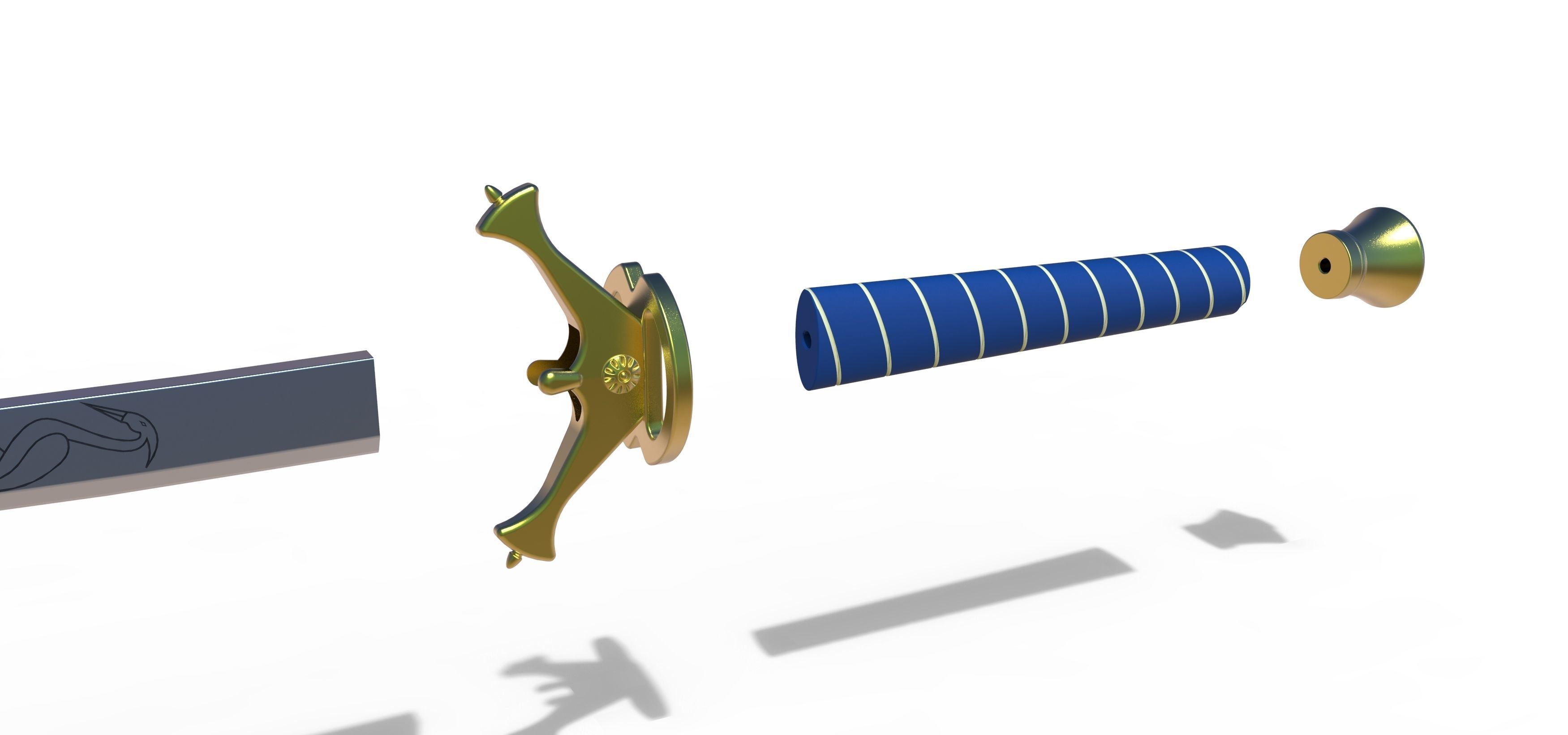 Heron Mark Sword from Wheel of time 3D print model_14