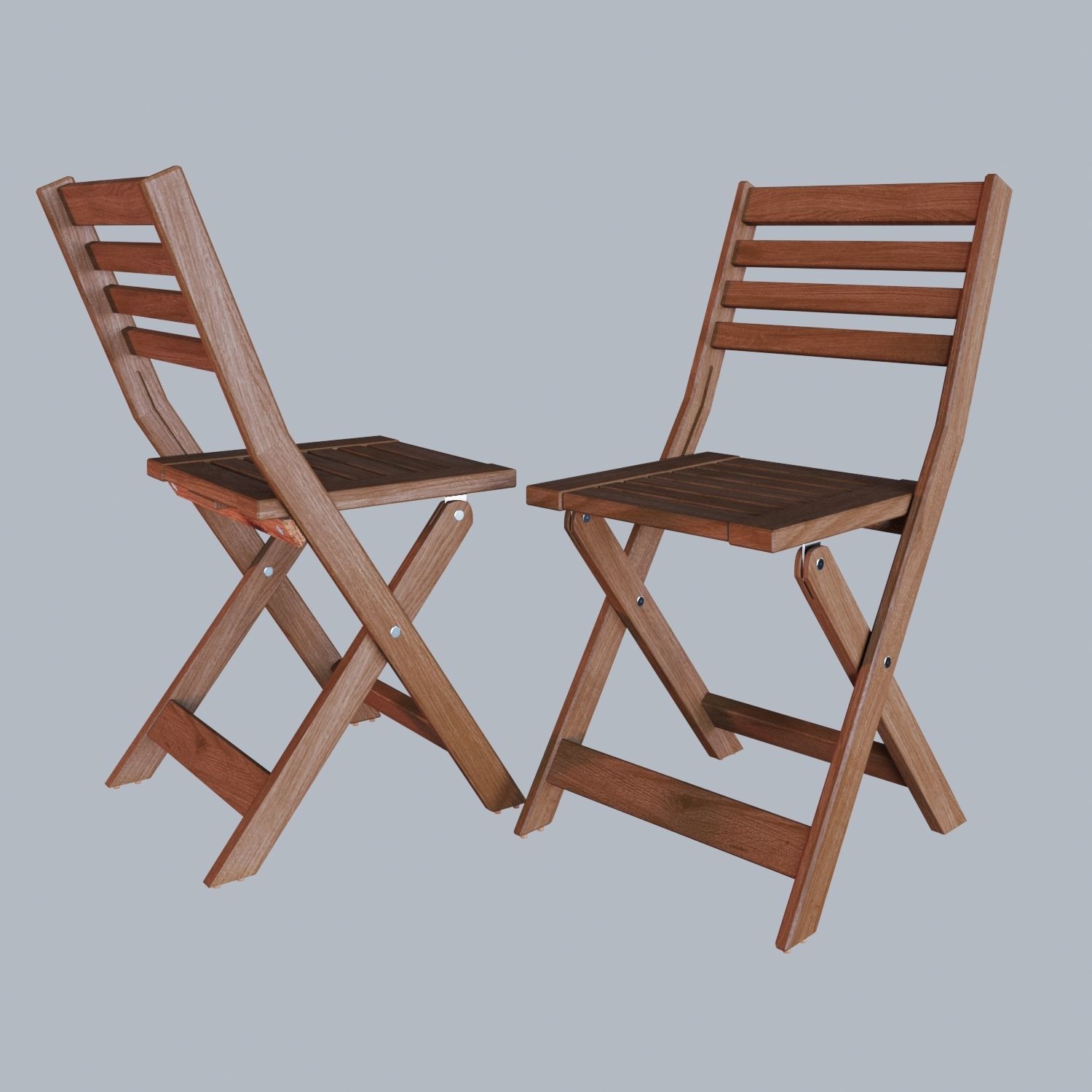Applaro folding dining table and chairs 3D model_2