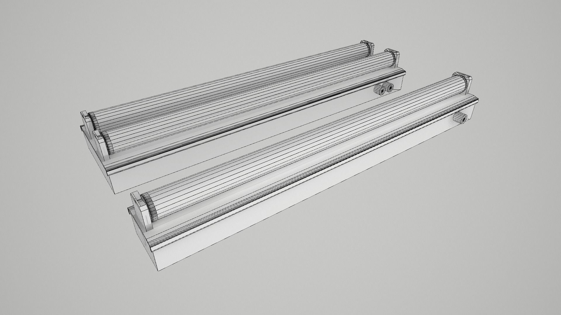 Fluorescent Lights Collection 3D model_14