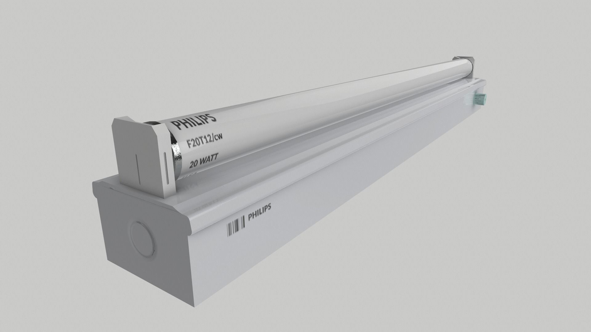 Fluorescent Lights Collection 3D model_6