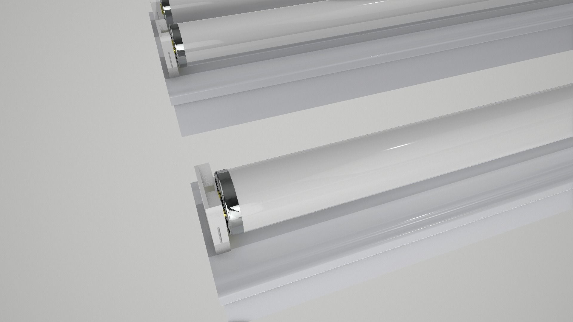 Fluorescent Lights Collection 3D model_5