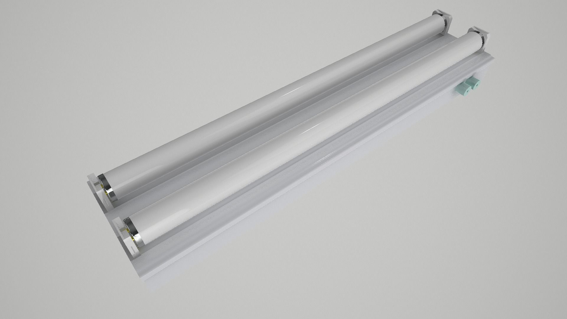 Fluorescent Lights Collection 3D model_1