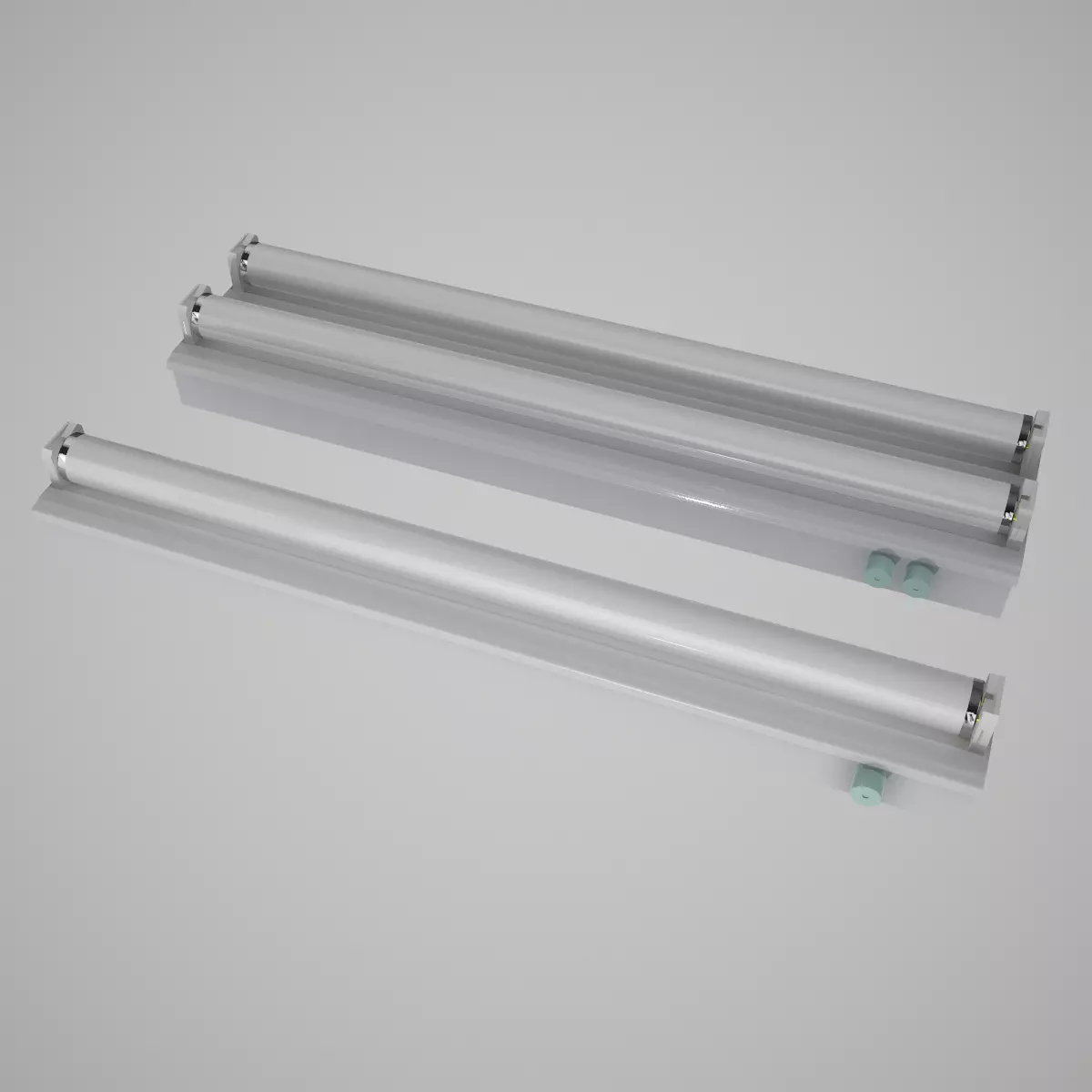 Fluorescent Lights Collection 3D model_0