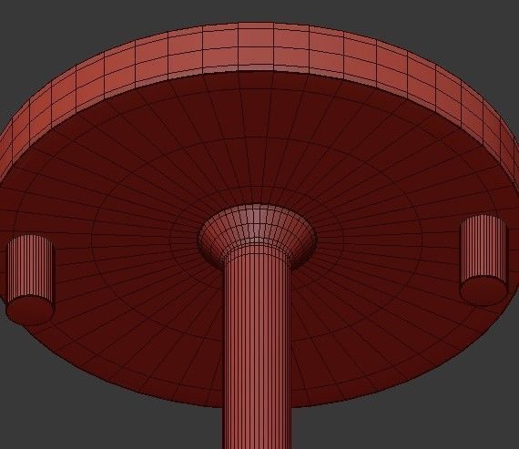 Amee 5 Light Aged Brass Chandelier with Opal Matte Glass Shade 3D model_2