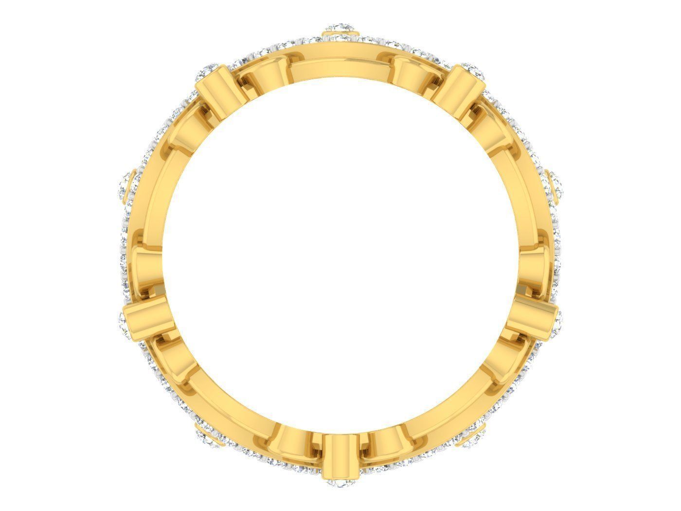 Women Band Ring 3dm stl render detail model view 3D print model_1