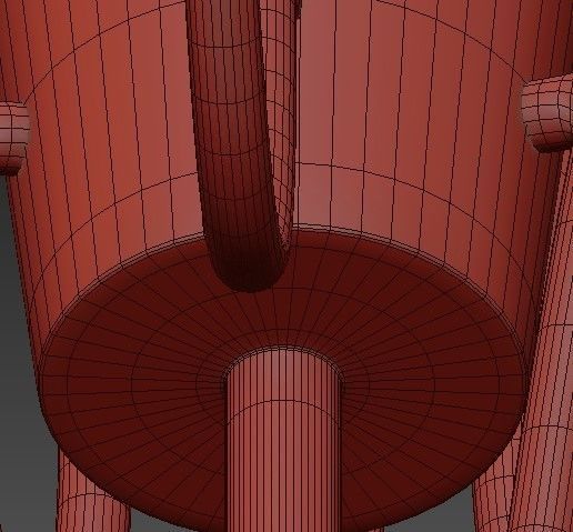 Amee 10 Light Aged Brass Chandelier with Opal Matte Glass Shade 3D model_4