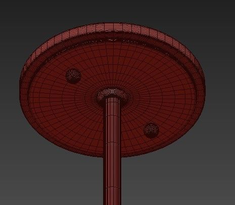 Coco 5 Light Aged BrassWhite LED Chandelier with Opal Shiny  3D model_4