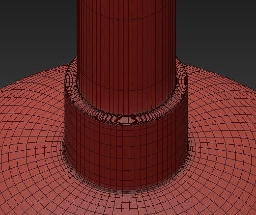 Coco 5 Light Aged BrassWhite LED Chandelier with Opal Shiny  3D model_7