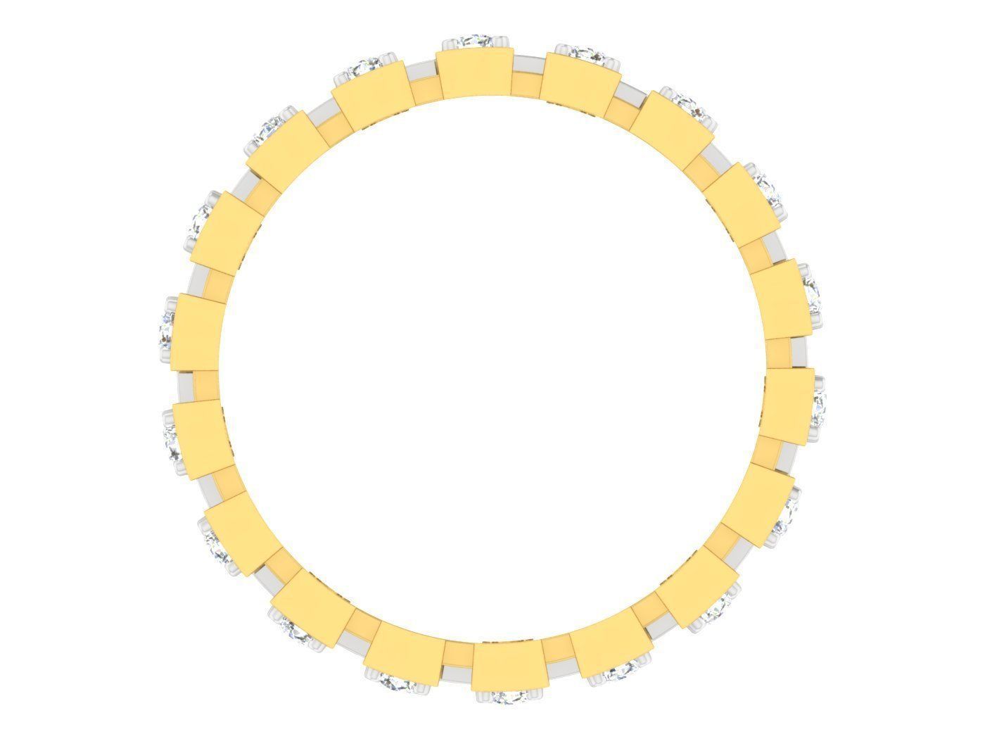 Women Band Ring 3dm stl render detail model view 3D print model_1