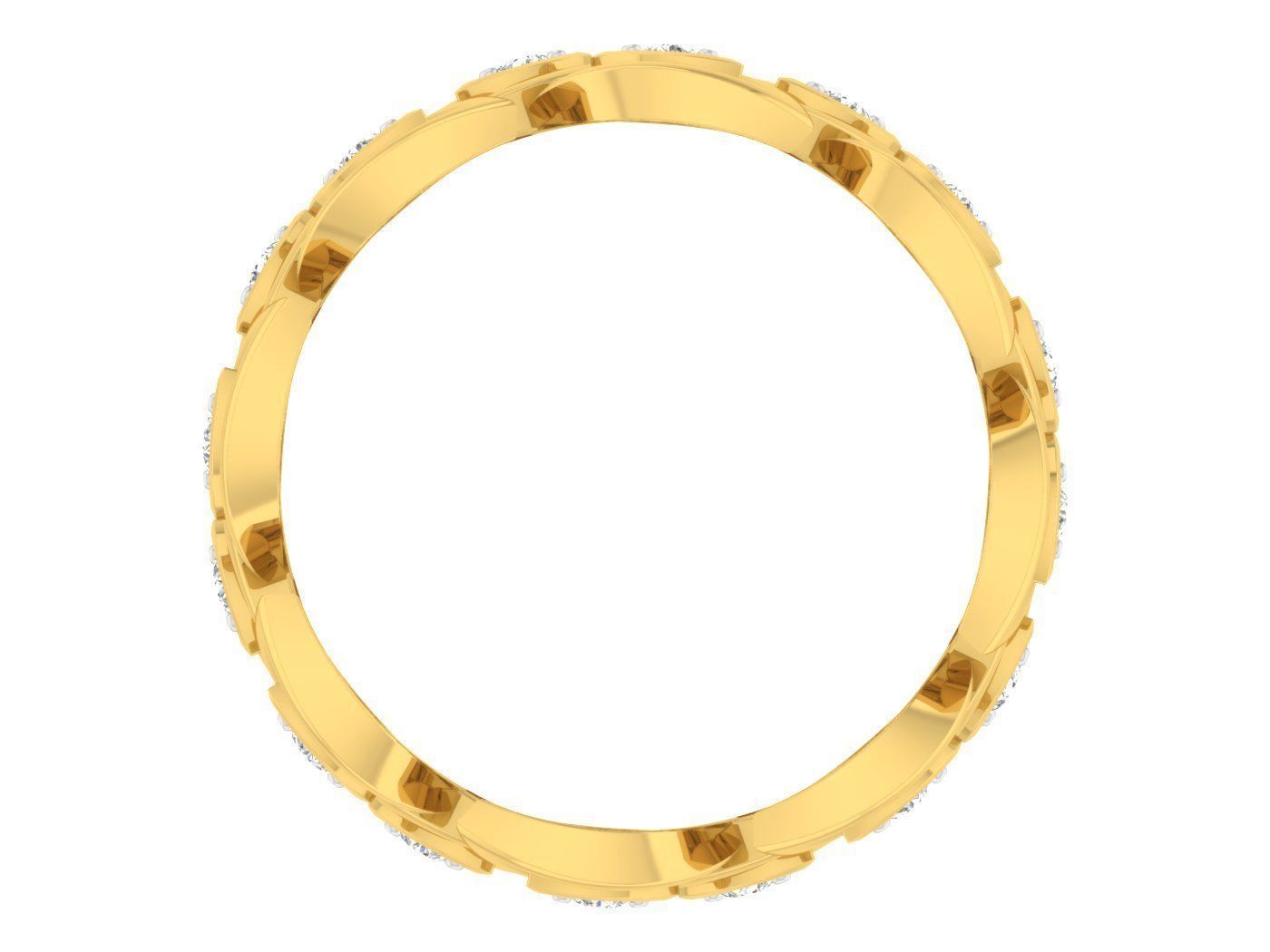 Women Band Ring 3dm stl render detail model view 3D print model_1