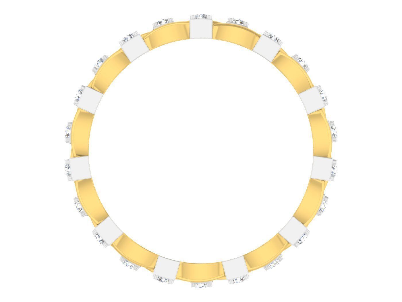  Women Band Ring 3dm stl render detail model view 3D print model_1