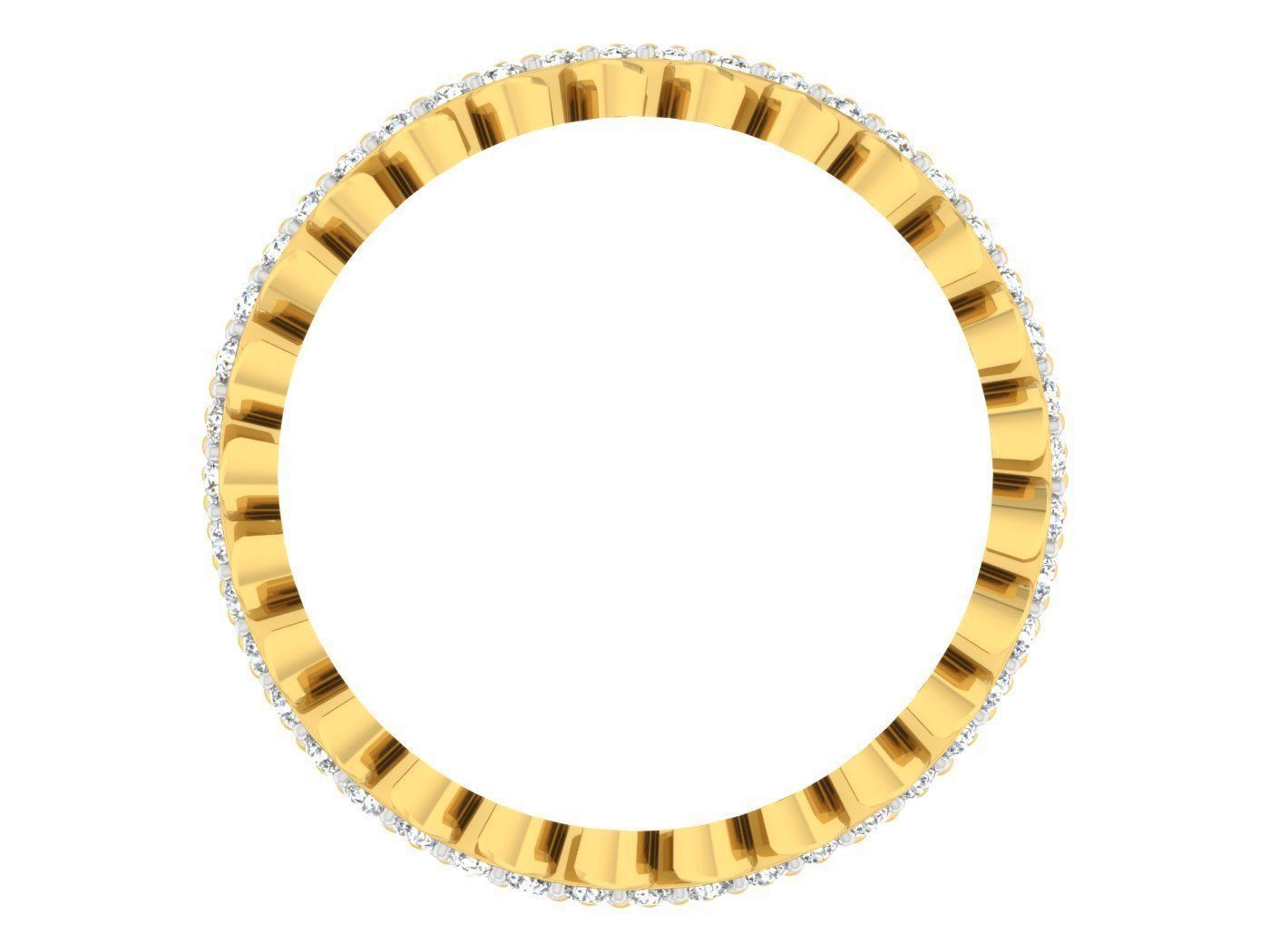  Women Band Ring 3dm stl render detail model view 3D print model_1