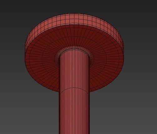 Carisa Collection 9 Light Vintage Gold Chandelier with Shade 3D model_2