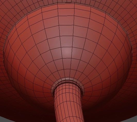 Carisa Collection 9 Light Vintage Gold Chandelier with Shade 3D model_4