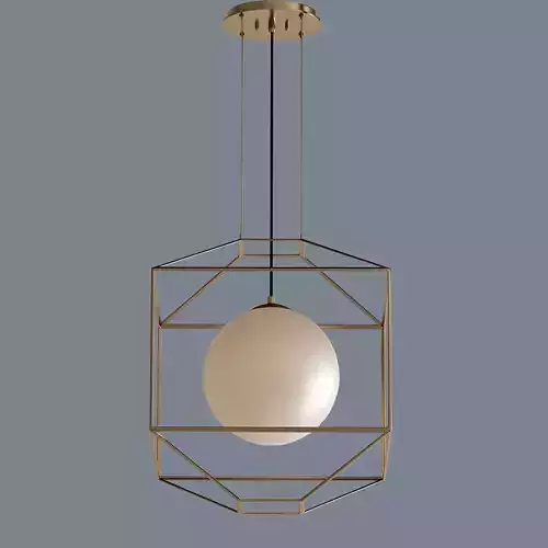 Transit 8 Light Matte Gold Chandelier