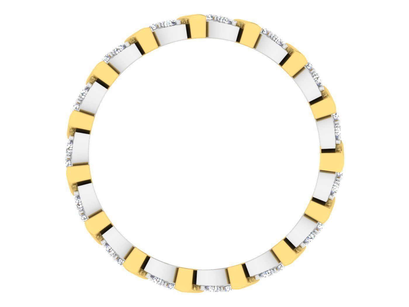  Women Band Ring 3dm stl render detail model view 3D print model_1