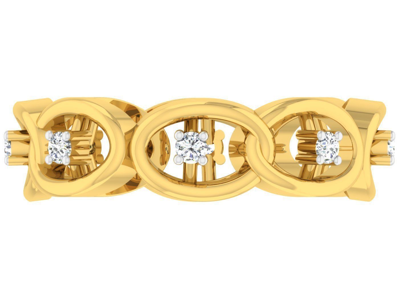  Women Band Ring 3dm stl render detail model view 3D print model_3