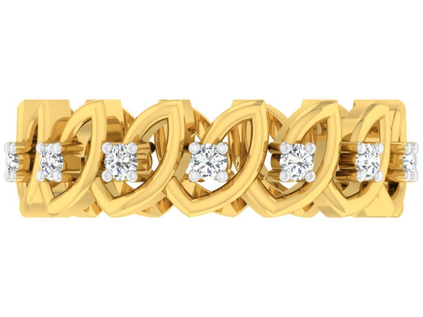  Women Band Ring 3dm stl render detail model view 3D print model_3