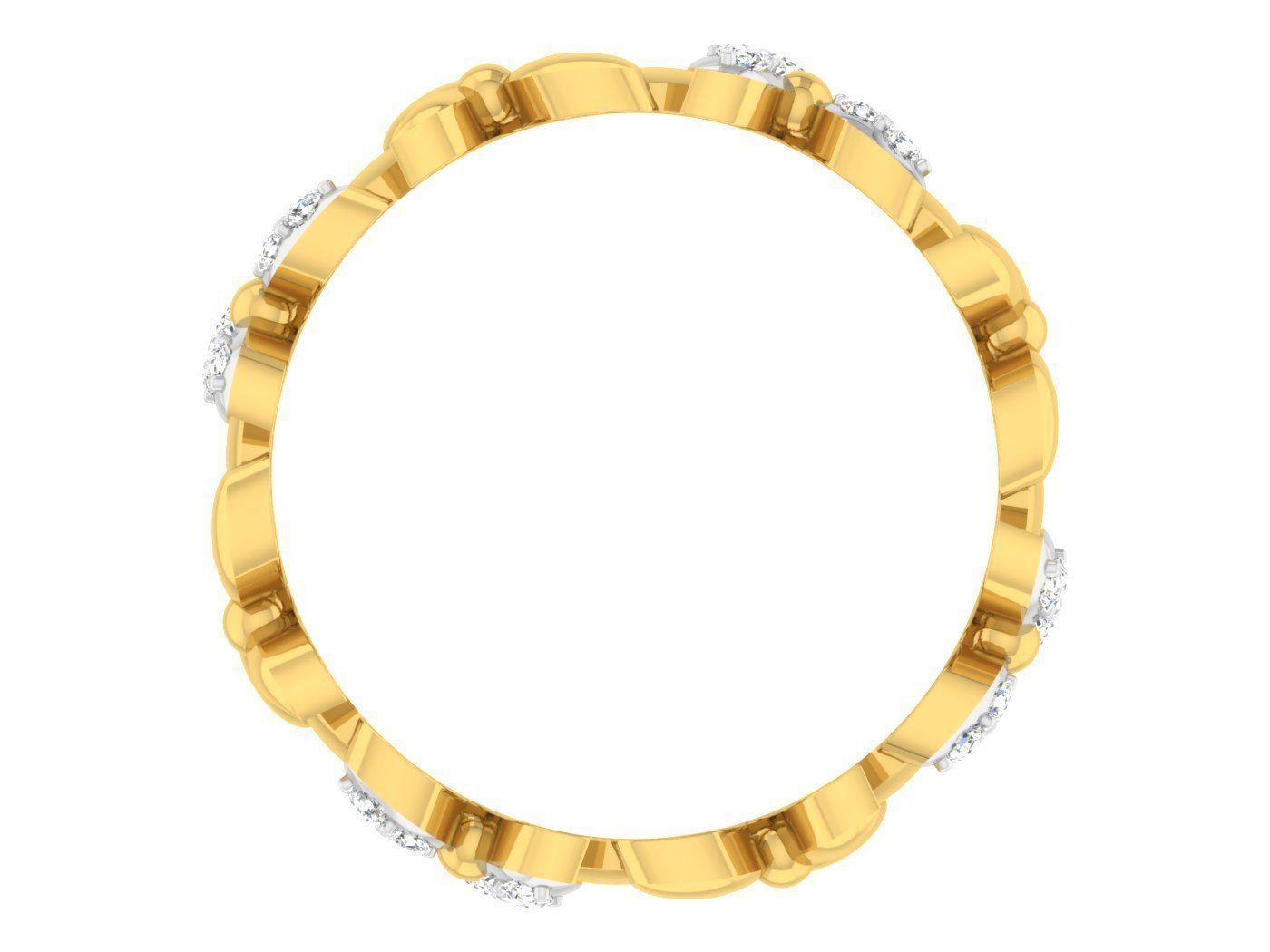  Women Band Ring 3dm stl render detail model view 3D print model_1