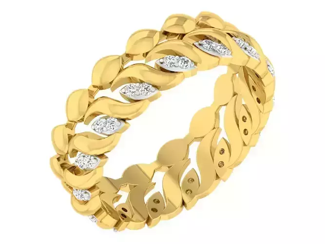  Women Band Ring 3dm stl render detail model view 3D print model