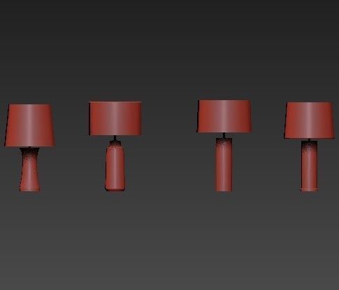 Table lamp 2 3D model_1