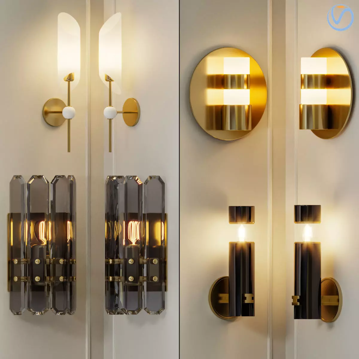 Wall Lamp 3D model_0