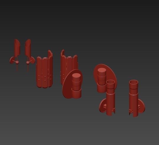 Wall Lamp 3D model_8