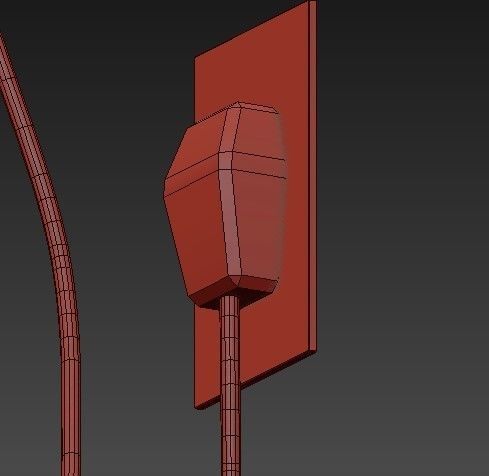 Tiffany Style Stained Glass Butterfly Spree Wall Lamp 3D model_7