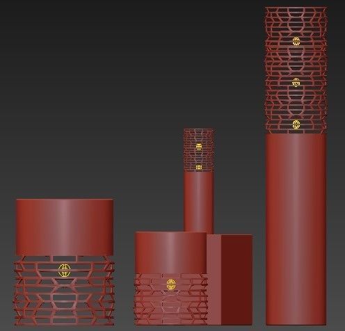 Pvc Pipe Lamp Lamp 3D model_1