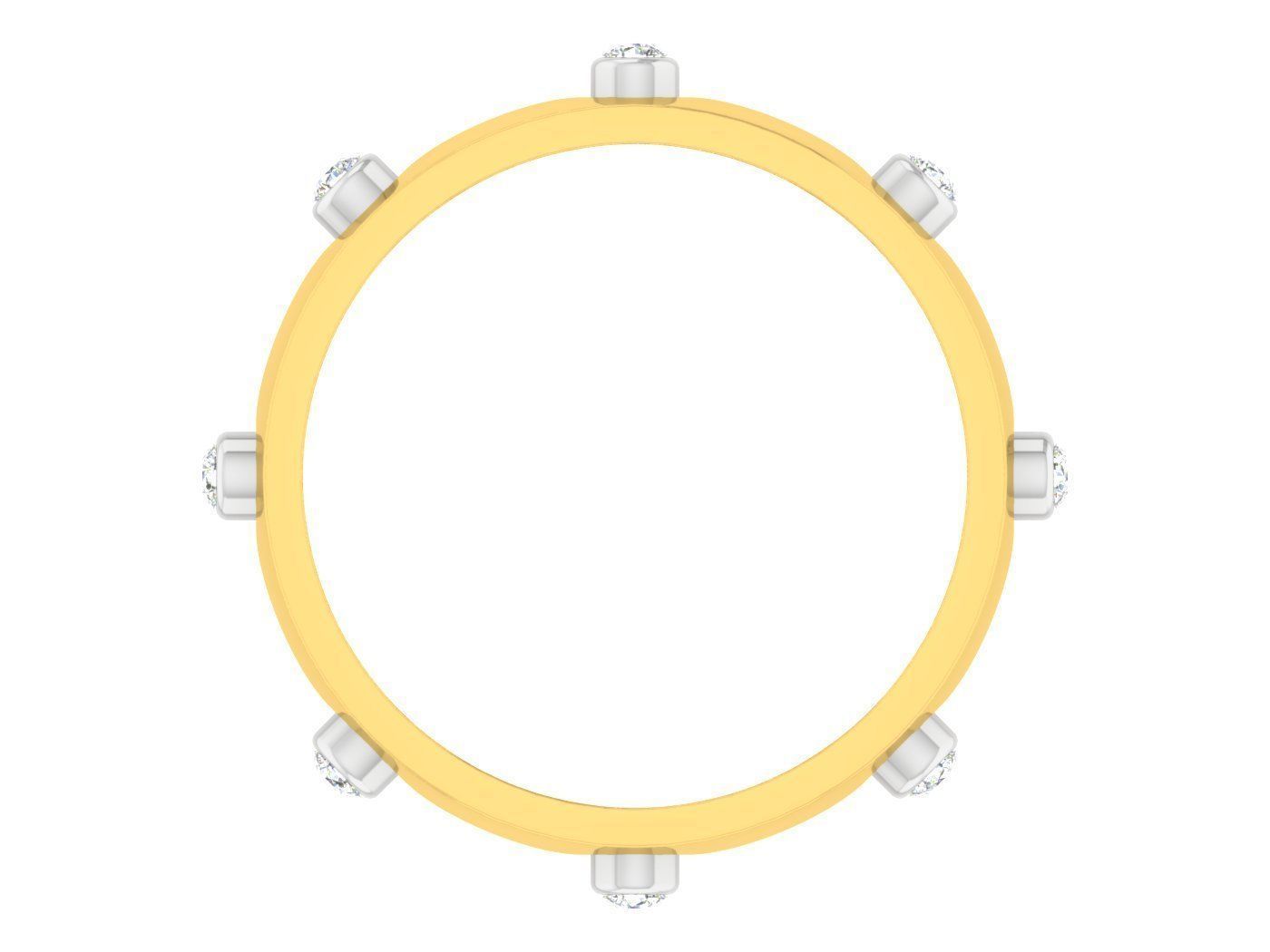 Women Band Ring 3dm stl render detail model view 3D print model_1