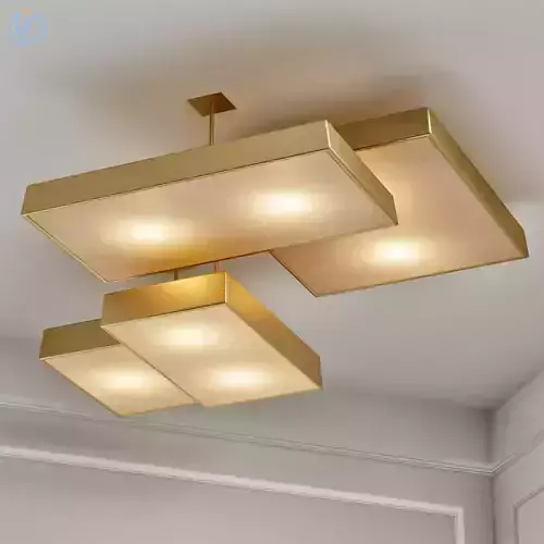 Briggs Multi Light Ceiling Semi Flush Light