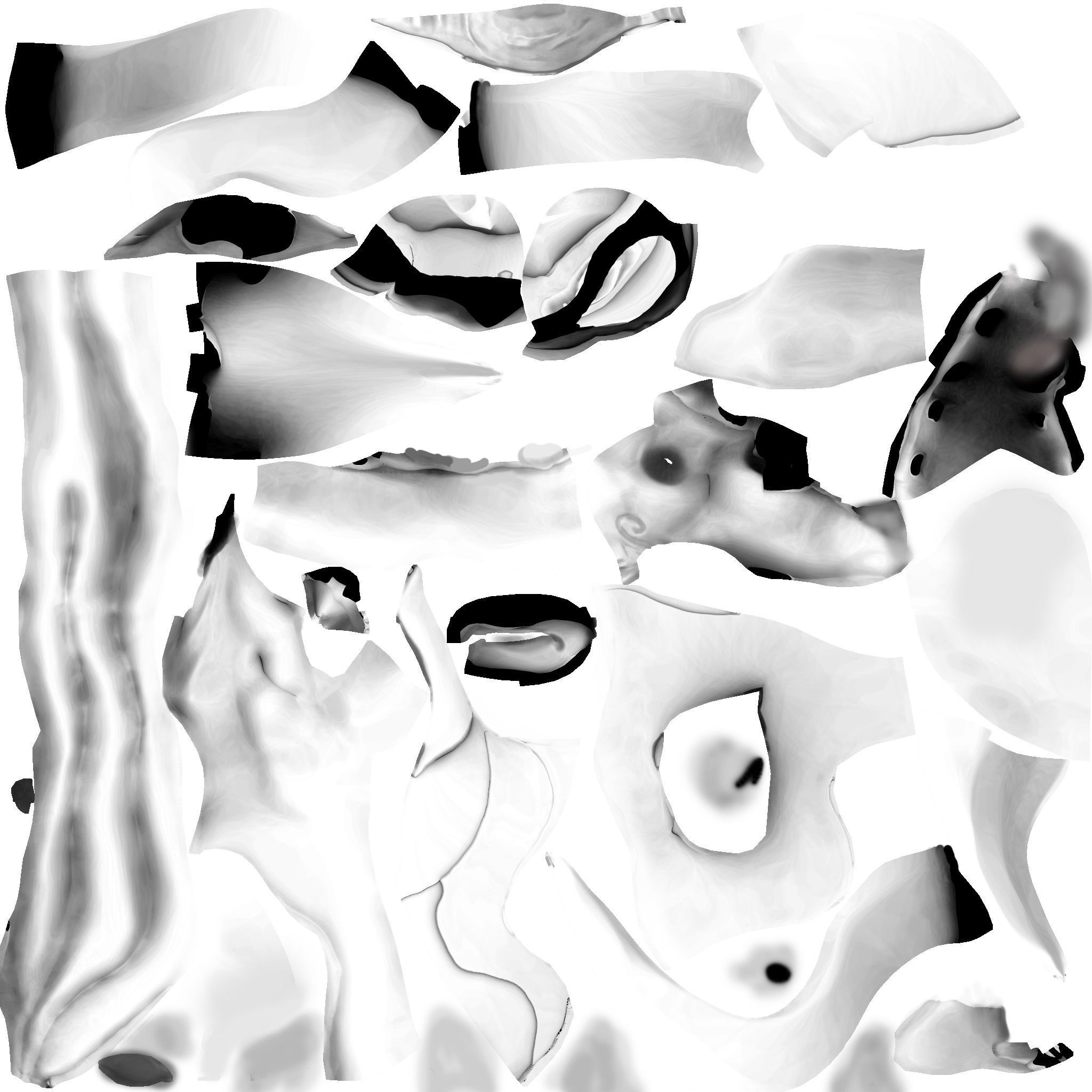 Oni Mask Low-poly 3D model_16