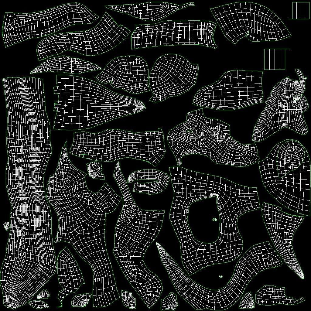 Oni Mask Low-poly 3D model_13