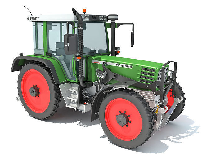 Fendt Farm Tractor 3D model