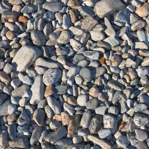 Rocky beach material Low-poly 3D model