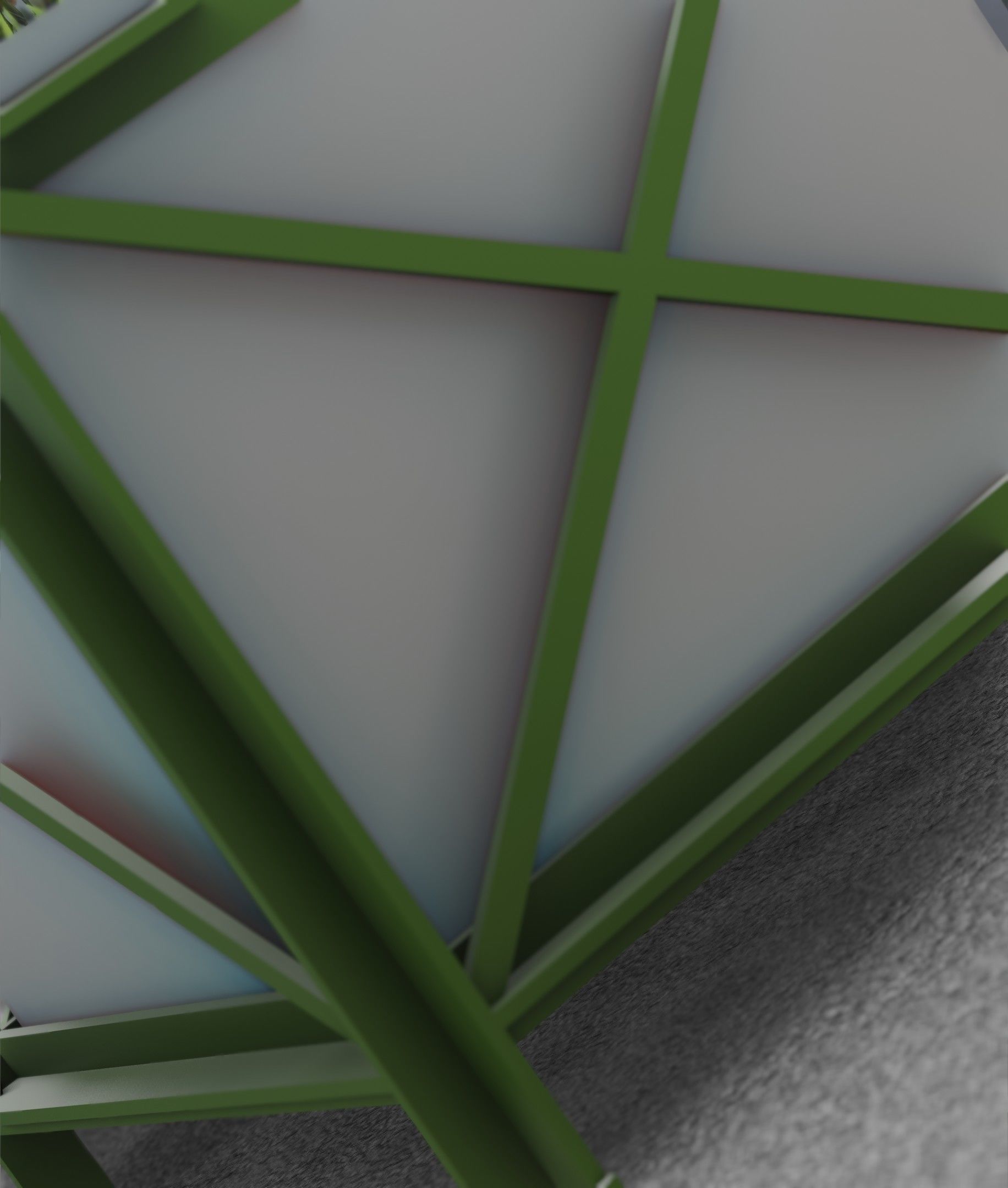 City Flower Pot with Sunflowers - Object 6 Low-poly 3D model_42