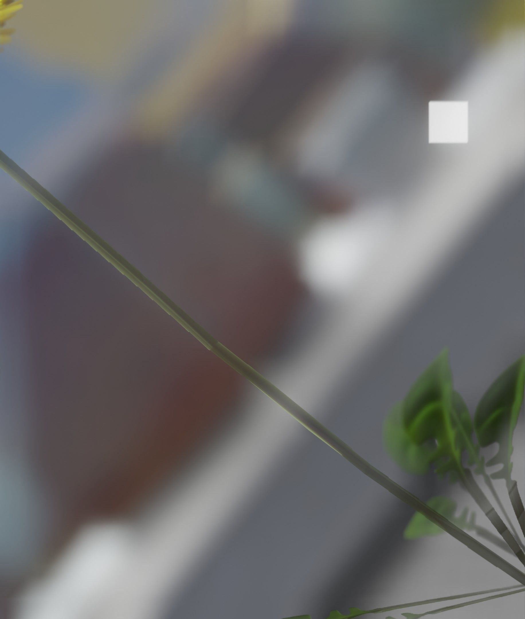 Low-Poly Dandelion Flower Version 2 - Object 8 Low-poly 3D model_47