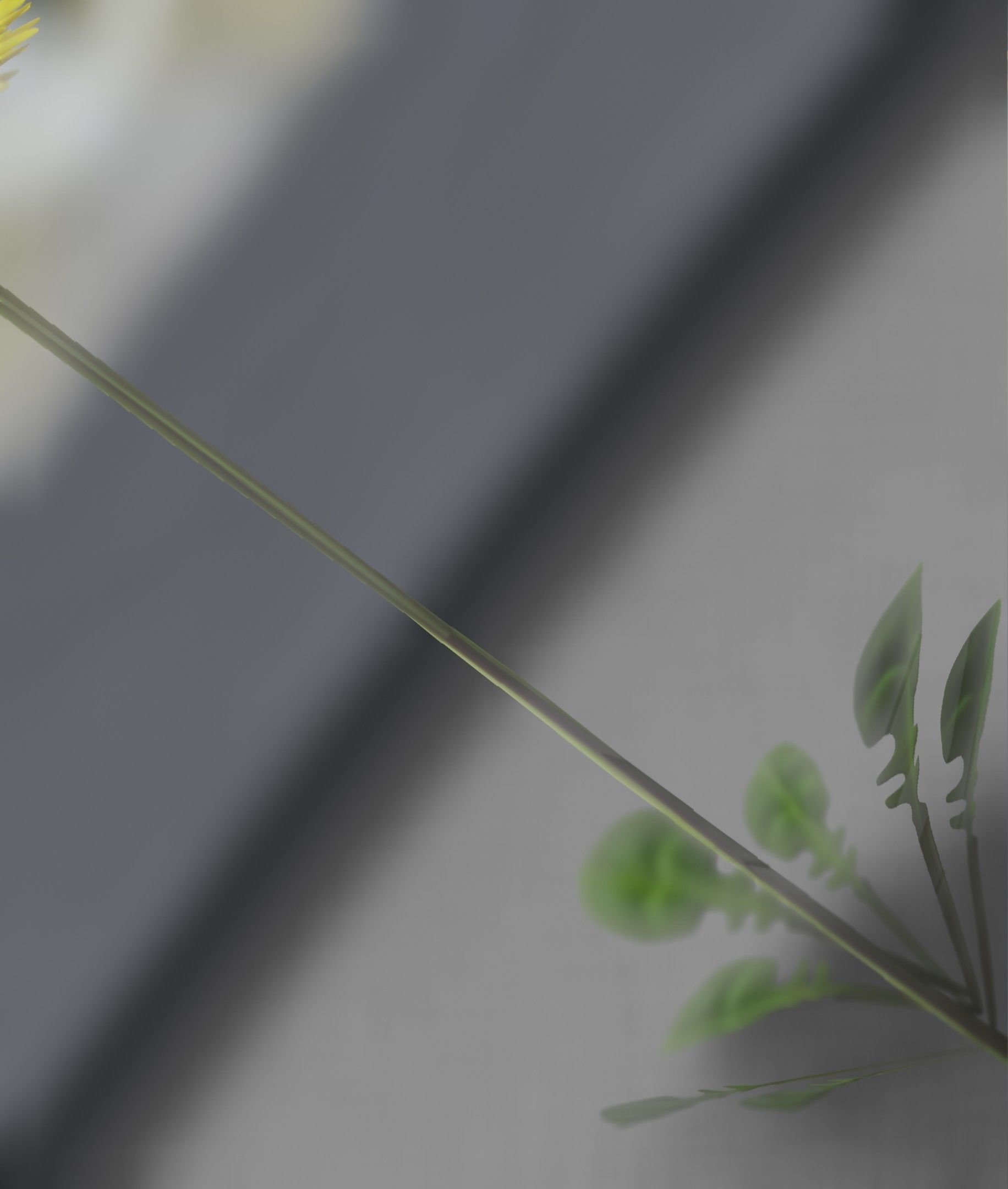 Low-Poly Dandelion Flower Version 2 - Object 8 Low-poly 3D model_46