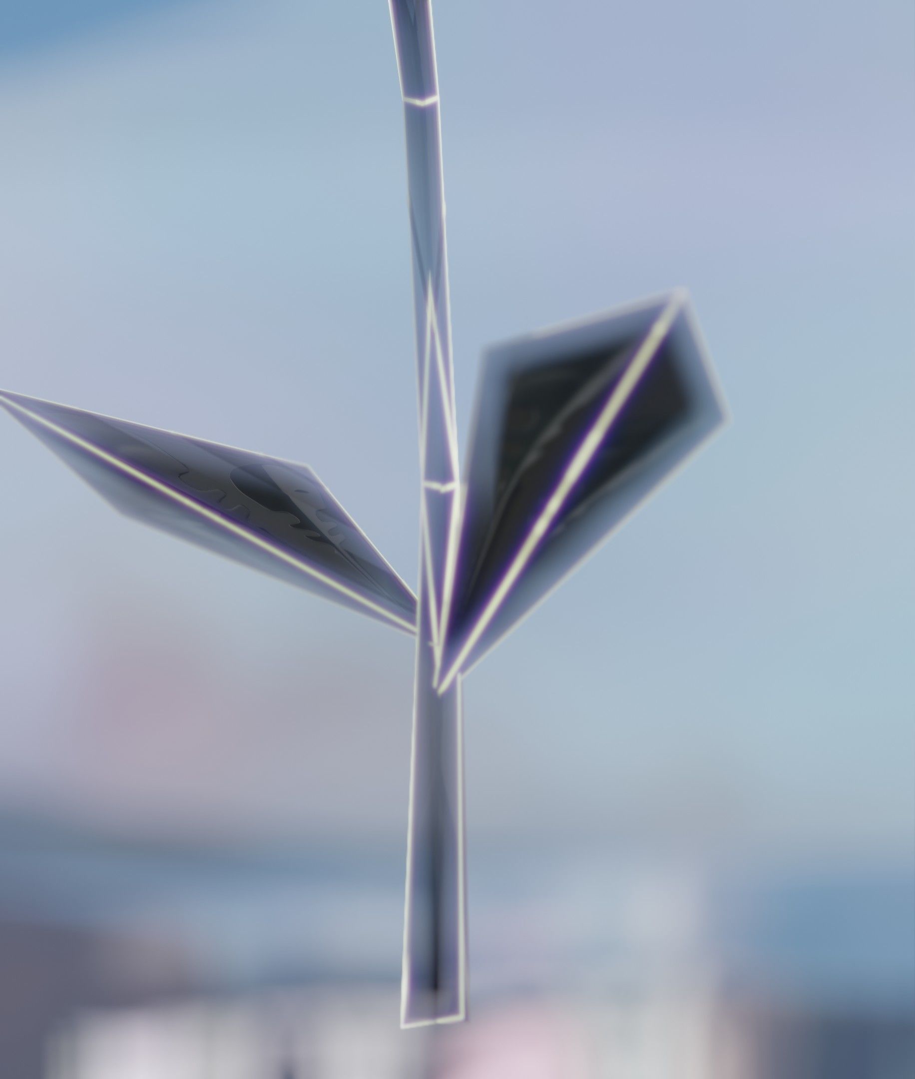 Low-Poly Dandelion Flower Version 3 - Object 9 Low-poly 3D model_45